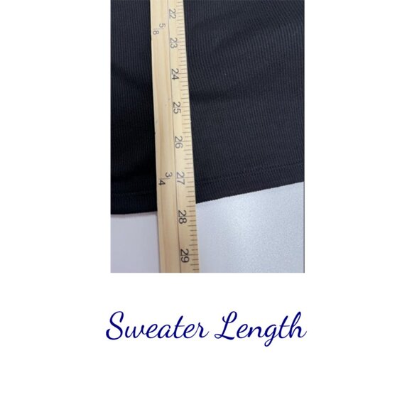 Liz Claiborne Women's Sweater Medium, Black, Chic & Versatile - Picture 6 of 8